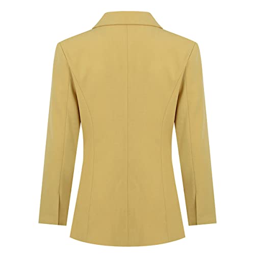 YUNCLOS Women's Suit 2 Piece Formal Office Blazer Jacket One Button Suit Set Trouser Suits Work Smart Suit Jacket and Trouser