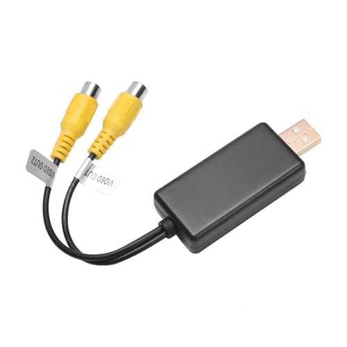 Image of TheCoolCube USB to CVBS Video Output Adapter 2 CVBS Output USB to RCA Cable DC 5V for Android Multimedia Player and Android TV Player
