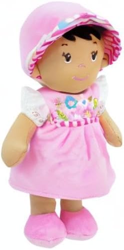 Miniatura 8 de June Garden Muñeca Blandita Malorie de 12" - Muñeca de Peluche Blandita para Regalo para Niñas de 1, 2, 3 Años - Vestido Rosa