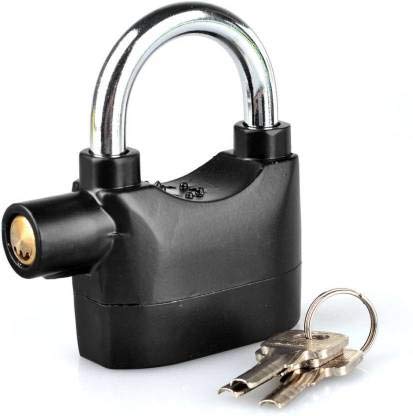 Wib Siren Alarm Padlock Security System Door Motor Bike with Keys Lock Safety Lock