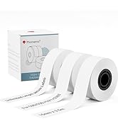 Phomemo Étiquettes Continues Blanches Compatibles avec les Étiqueteuse Bluetooth Phomemo D30, Q30...