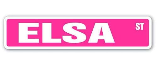 ELSA Street Sign Childrens Name Room ���^���T�C���f�J�[��
