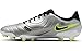 Nike Tiempo Legend 10 Academy Multi-Ground Low-Top Soccer Cleats (DV4337-001, Metallic Silver/Volt/Black) Size 10