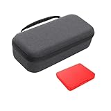 Opatiny Bolsa de almacenamiento portátil de EVA para Nintendo Switch 2, color gris