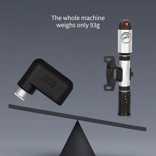 HSayoli Bolso para bomba de bicicleta elétrica, mini bomba de bicicleta sem fio 100PSI e válvulas Pr