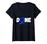 Photo Gallery donna fatto ultimo giorno di radiazioni chemo colon cancro amore cuore maglietta con collo a v Photo Gallery donna fatto ultimo giorno di radiazioni chemo colon cancro amore cuore maglietta con collo a v