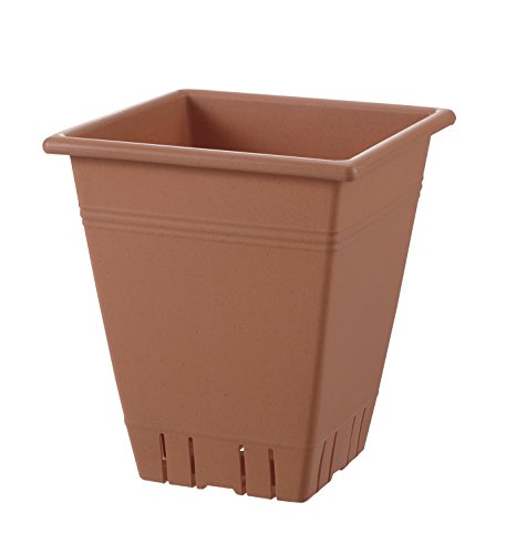 リッチェル ネバール 角プランター26型 ブラウン(BR)