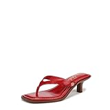 Sam Edelman Women's Dollie Heeled Sandal, Bright Summer Red, 8.5