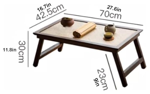 Table basse pliante japonaise en bois massif pour optimiser vos petits espaces - 4