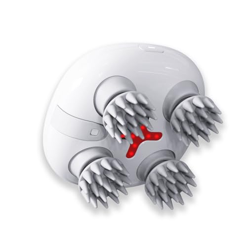 HaoToning Electric Scalp Massager, Head Scratcher Mimics Four-Finger Kneading Massage, Rechargeable...