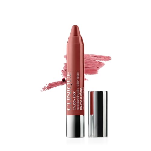Clinique Chubby Stick Tinted Lip Colour Balm | With Shea Butter | Moisturizing + Hydrating | Natural-Looking Lip Tint Boundless Blush