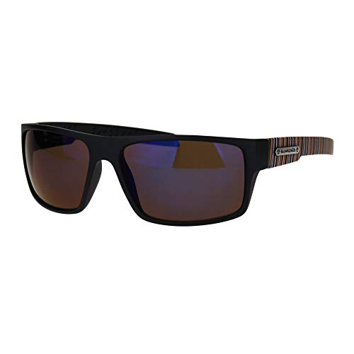 PASTL Biohazard Sunglasses Mens Casual Fashion Rectangular Shades UV 400