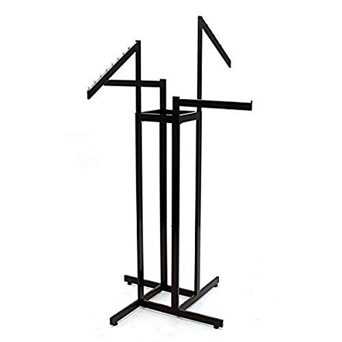 KC Store Fixtures 28111 4-Way Garment Rack with 2