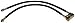 Dorman H620942 Rear Center Brake Hydraulic Hose Compatible with Select Dodge Models