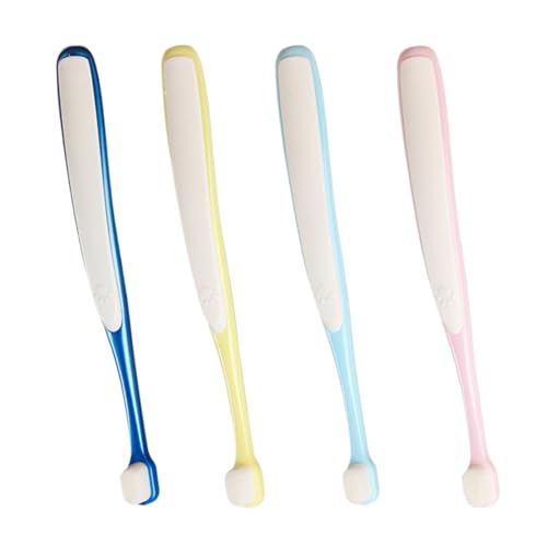 Spazzolino Da Denti Per Cani | Kit Per Spazzolamento Cura Gengive 4 Pezzi Fornitura Denti | Spazzolino Con Setole Morbide - Per Casa Uso Quotidiano Viaggio Interno Esterno Bagno Animali Domestici