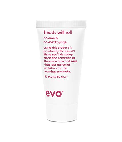 Evo Heads Will Roll Cleansing Conditioner For Curly Hair - Moisturizing Curl Defining & Frizz Eliminating - Travel Size, 30Ml / 1.01Fl.oz #TOP24