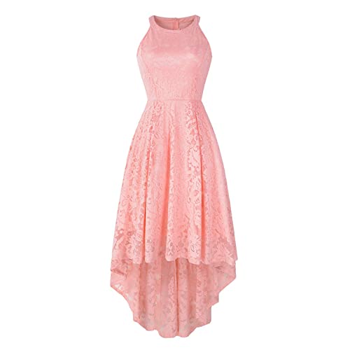 Robe de soirée grande taille avec poches et manches longues en dentelle fine