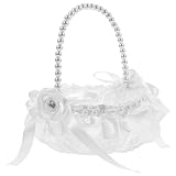 Vaguelly Hochzeitskorb Blumenmädchenkorb Blumenkorb Hochzeit Blumenblütenkorb Blumenmädchenkorb