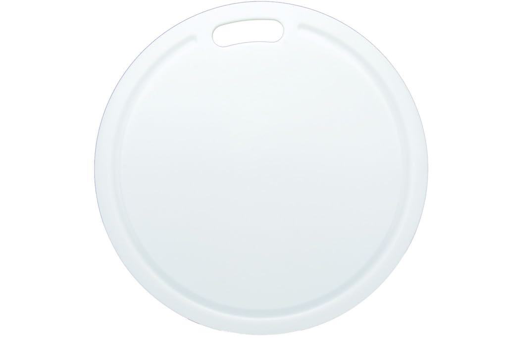 apollo THE HOUSEWARES BRAND Round Plastic Chopping Board with Handle
