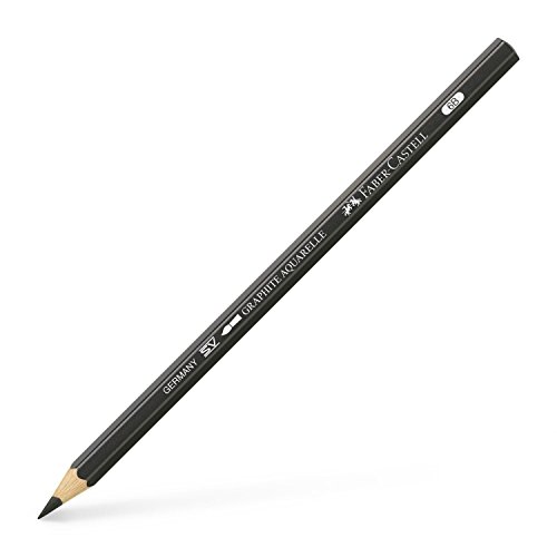 Lápiz de grafito acuarelable Faber-Castell 6B miniatura 4