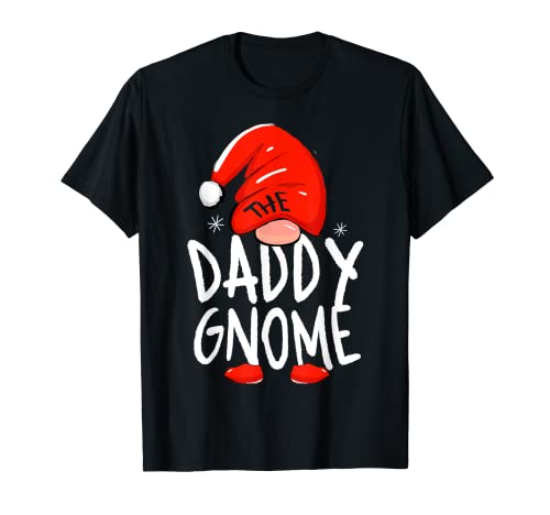 The Daddy Gnomo Dad Funny Family Matching Group Navidad Camiseta