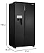 Hisense RS694N4TF2 nevera puerta lado a lado Independiente Negro 535 L A++...