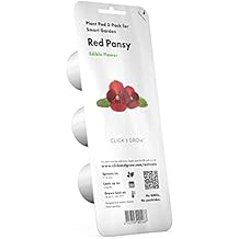 Click and Grow Smart Garden Red Pansy Plant Pods, 3-Pack