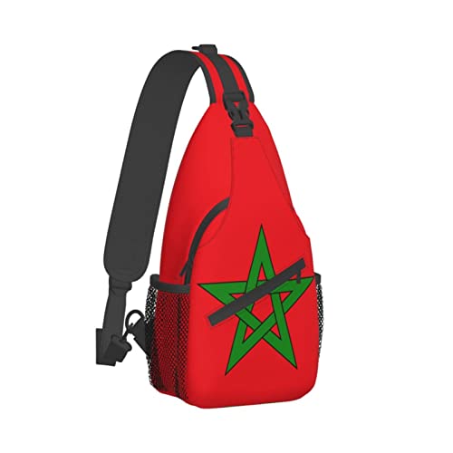 Morrales moroccan flag sling unisex negro miniatura 3