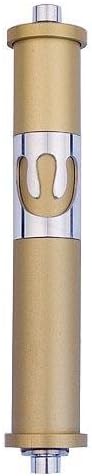 Agayof Medium Cylinder Mezuzah with Rounded Shin 1" x 6" / 2.5 x 15 cm- Red