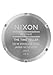 NIXON Time Teller A1373 - Silver/Egret/Cranberry - 100m Water Resistant Men's Analog Fashion Watch (37mm Watch Face, 20mm-18mm Leather Band)