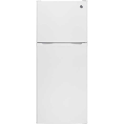 GE GPE12FGKWW Top Freezer Refrigerator