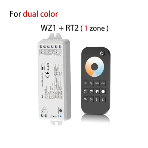 Dimmer LED WZ1 avec variation double canal 5A pour éclairage CCT fluide