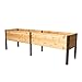 Gardener's Supply 2 Ft x 8 Ft Raised Garden Bed Elevated Cedar Planter Box Standing Garden (24" x 96")