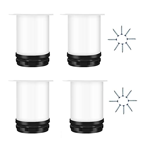 Patas para muebles de acero inoxidable ajustables con tornillos 2