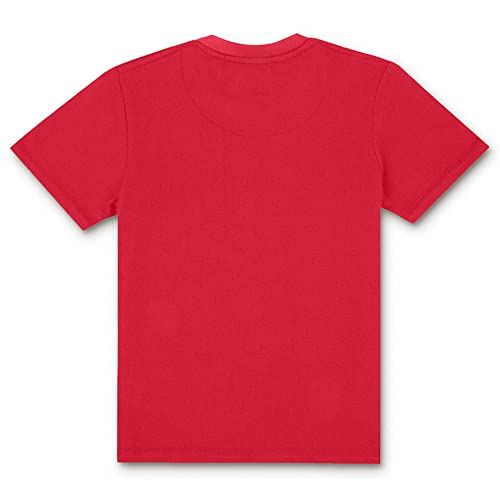 Image of Kidsville Batman Printed Regular Fit Bright Red Cotton Boy'ss T-Shirt