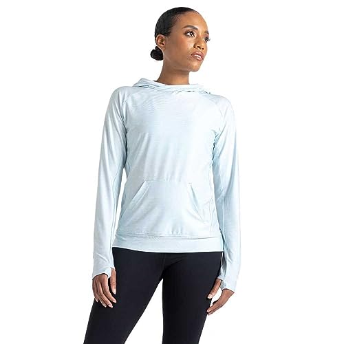 Image of Dare 2b Womens/Ladies Sprint City Marl Lightweight Hoodie (10 UK) (Quiet Blue)