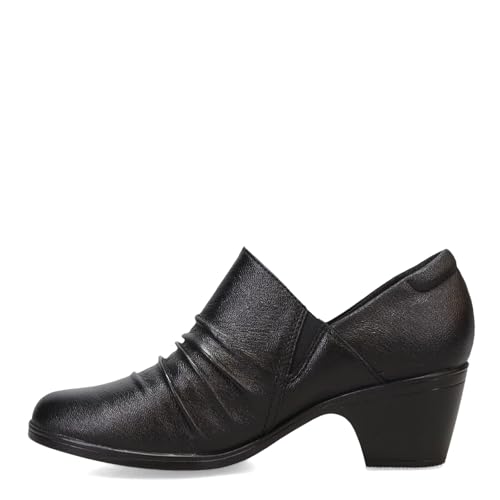 Clarks Clarks Black's Emily 2 Cove Pump, Black Leather, 11 Medium US