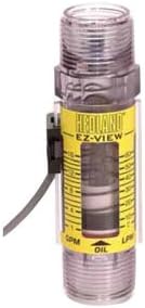Hedland H621-628/H526-008-NO Flow Meter 1" EZ-View w/Flow-Alert, 4.0-28 GPM Reed Switch, Form A, NO