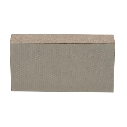 Image of Household Essentials Brown 722-1 Deep 3 Section Drawer Organizer Box for Storage | 12 in x 6.13 in x 3.13