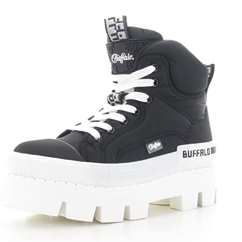 Buffalo Raven Laceup MID Schwarz 40