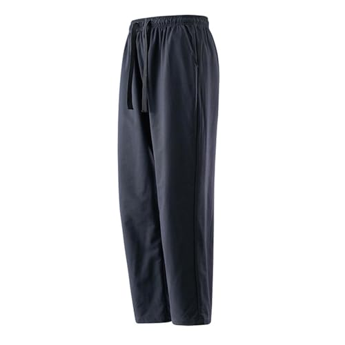 Mens Athletic Pants Elastic Drawstring Waist Quick Dry Trousers Casual Loose Fit Breathable Summer Yoga Beach Pant2