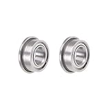  Rodamiento de bolas con brida MF105ZZ 5 x 10 x 4 mm rodamientos cromados blindados 2 piezas