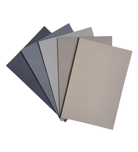 MAIMOUFIN Sanded Pastel Paper Trial Pack of 5 Sheets Artists Drawing Paper Small Size Mixed Color Art Sandpaper for Soft,Oil Charcoal Pastels (10.7" x 7.5")