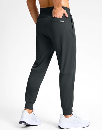 Image of G Gradual Men's Golf Joggers Pants with Zipper Pockets Stretch Sweatpants Slim Fit Track Pants Joggers for Men Work Running