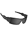 Alphax Stealth Black Polarized Replacement Lenses for Oakley Oil Rig Sunglasses
