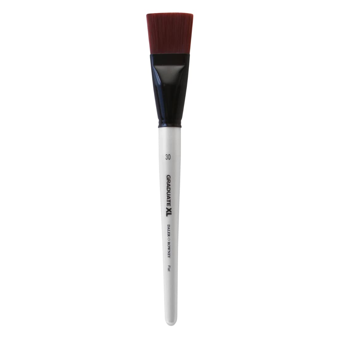 Daler-Rowney Graduate XL Multi-Technique Brush, Stiff Synthetic Hair, Long Handle, Flat, 30