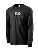 Daiwa D-VEC Black Print Long Sleeve T-Shirt White XXXL