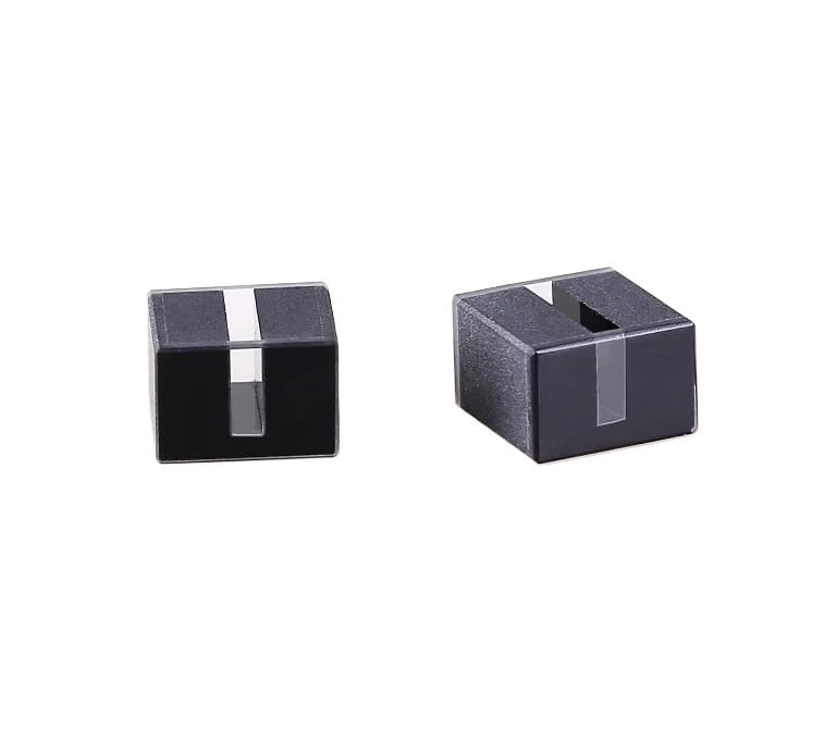 1 cubeta de microcuarzo personalizable: volumen de 100 μL, longitud de trayectoria de 10 mm, vidrio de cuarzo japonés for espectrofotometría UV-Vis.