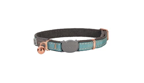 Rogz Urban Cat Safety Collar Small/Medium - Turquoise Moon
