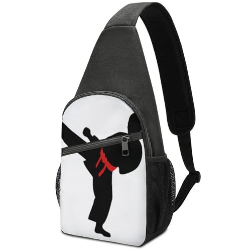 Morrales crossbody casual de pecho tipo sling para deporte